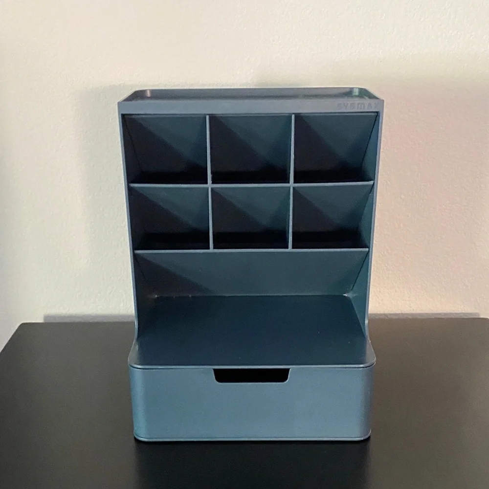 Litem Blue Desk Organizer